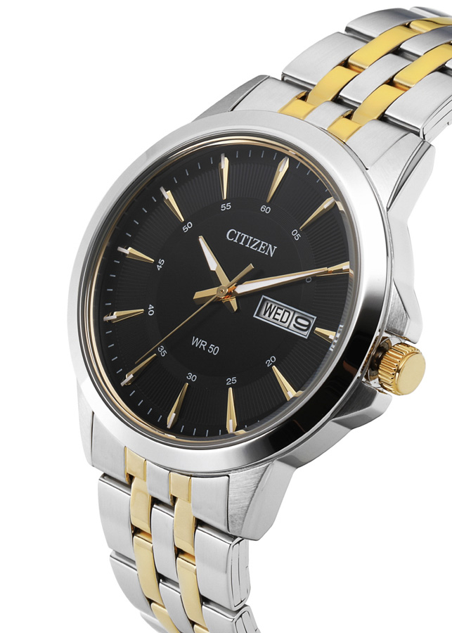 Đồng Hồ Nam Citizen Dây Thép Không Gỉ BF2018-52E - Mặt Đen (41mm)