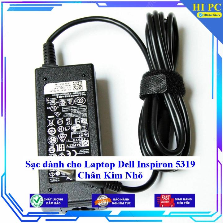 Sạc dành cho Laptop Dell Inspiron 5319 Chân Kim Nhỏ - Kèm Dây nguồn - Hàng Nhập Khẩu