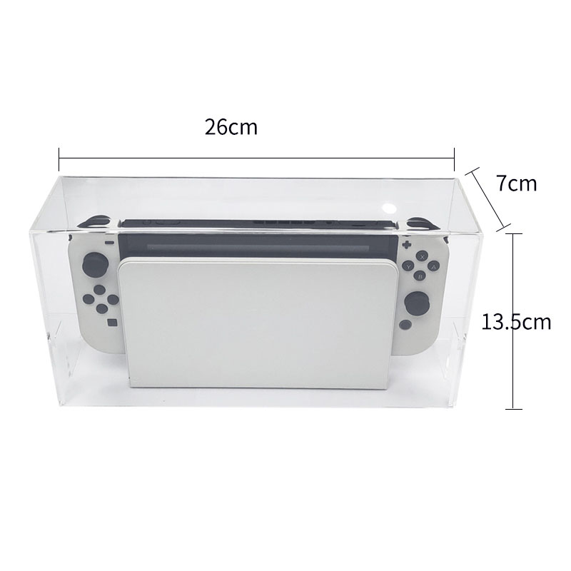 Nắp Đậy Chống Bụi Cho Nintendo Switch; Chất Liệu Acrylic Trong Suốt Bảo Vệ Máy Chơi Game -Hàng Nhập Khẩu