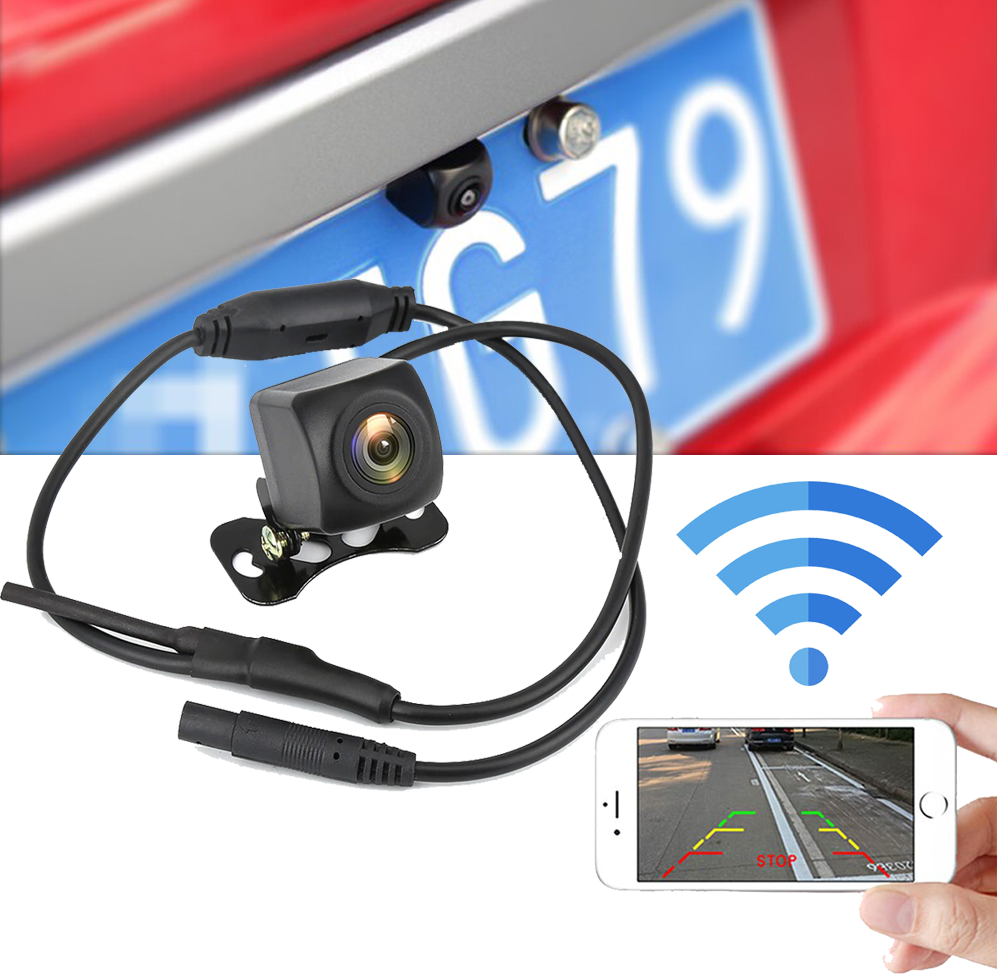 Camera Lùi Kết Nối Wifi Xem Trên Điện Thoại Dành Cho Ô Tô F-Car - Hàng Nhập Khẩu