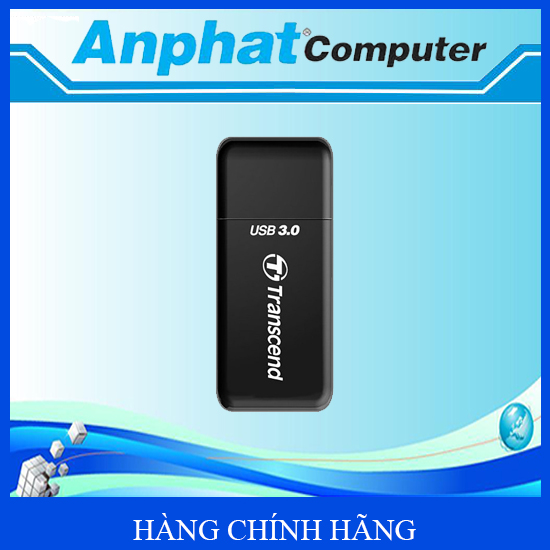 Đầu đọc thẻ nhớ Transcend SDHC/ SDXC/ microSDHC/ microSDXC USB 3.0/ 3.1 (F5K) - Hàng Chính Hãng