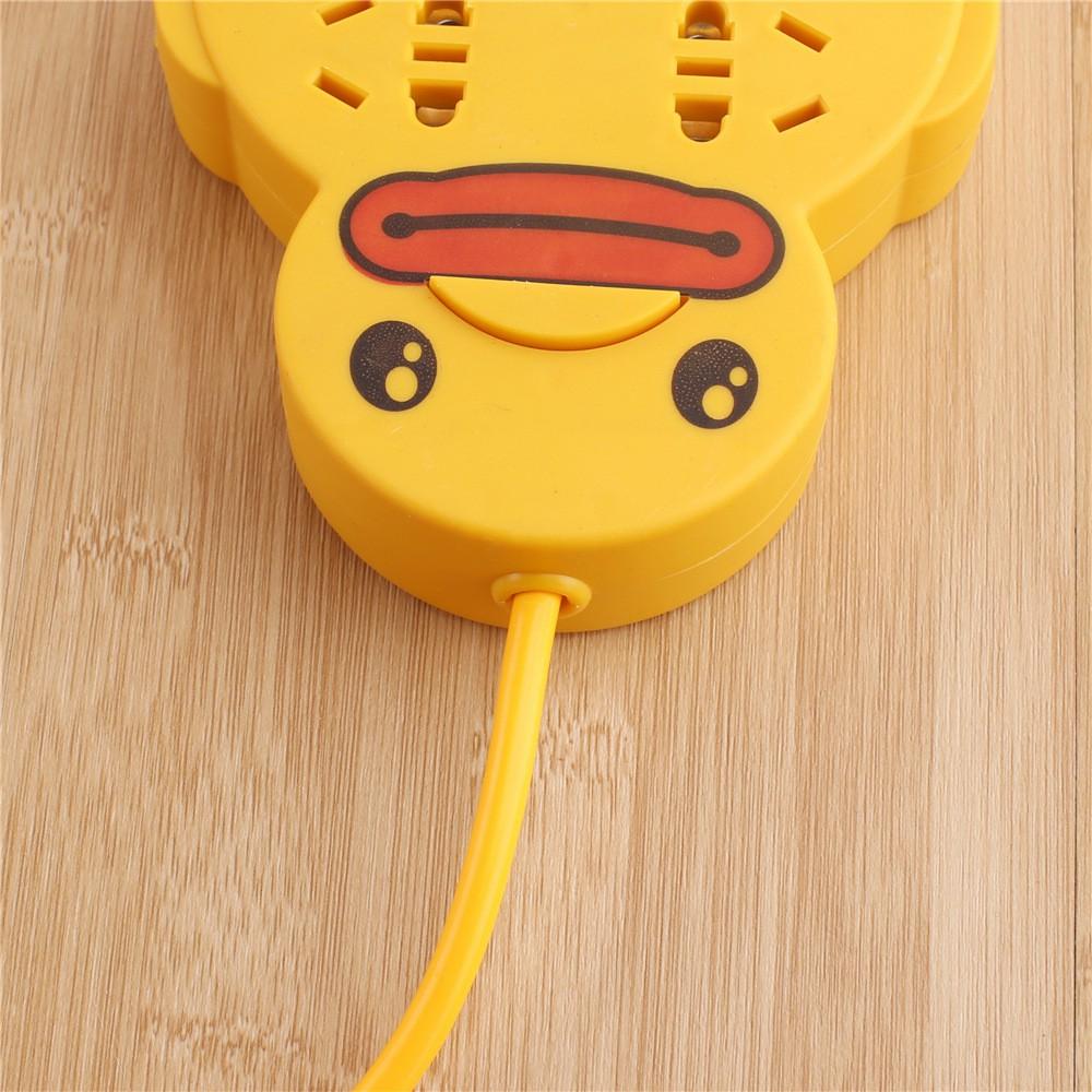 Ổ Điện Vịt Vàng Siêu Cute Có Cổng USB