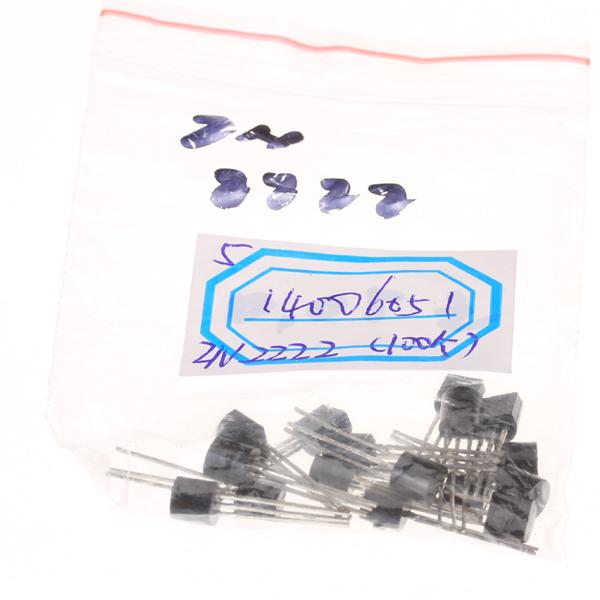 Hot Sale 100 Pieces 2N2222 2N 2222 to-92 NPN 40V 0.8A Transistor