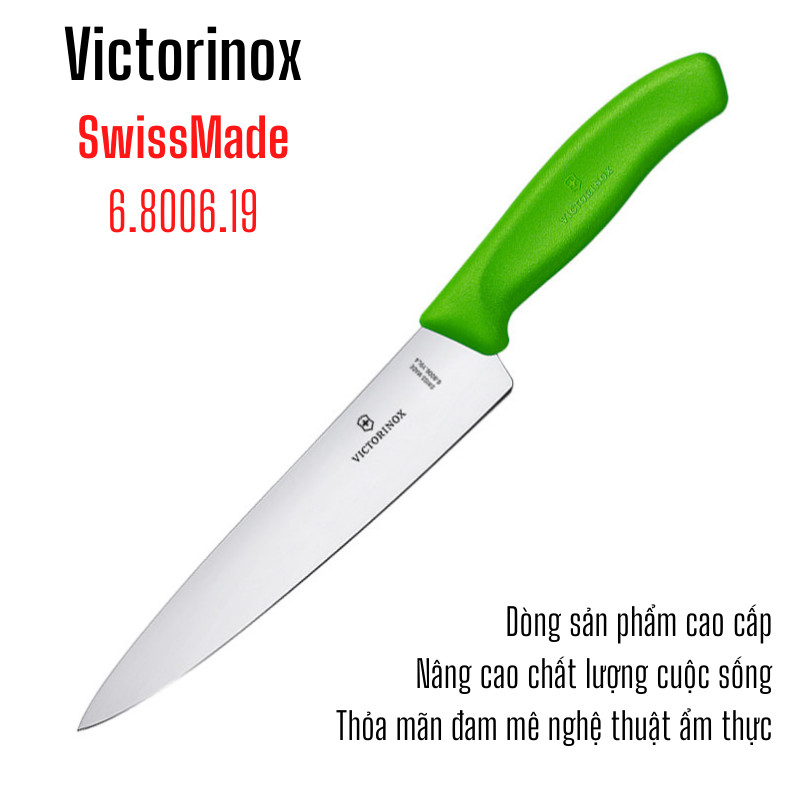 Dao Thái Thép Không Gỉ Cao Cấp Swiss Classic 19cm VICTORINOX Thụy Sỹ