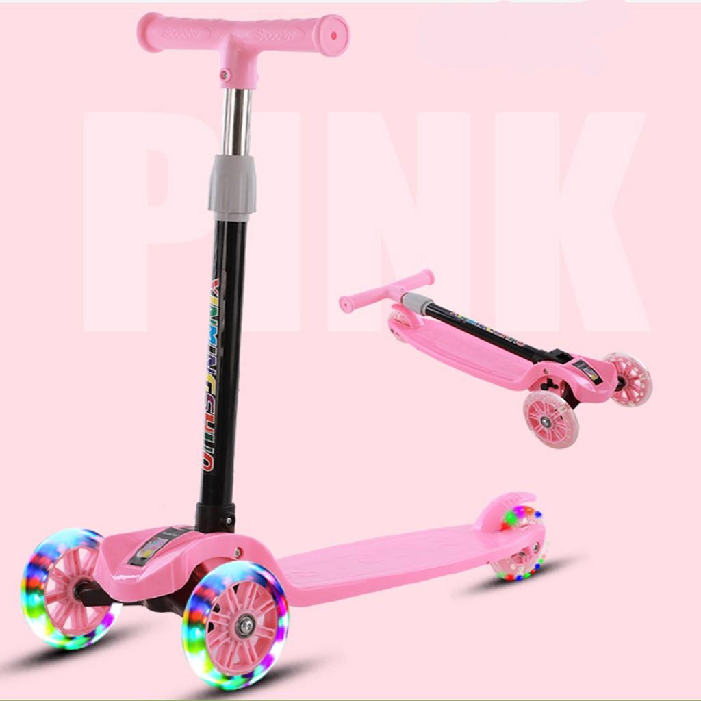 Xe trượt scooter 3 bánh phát sáng có thể gấp gọn