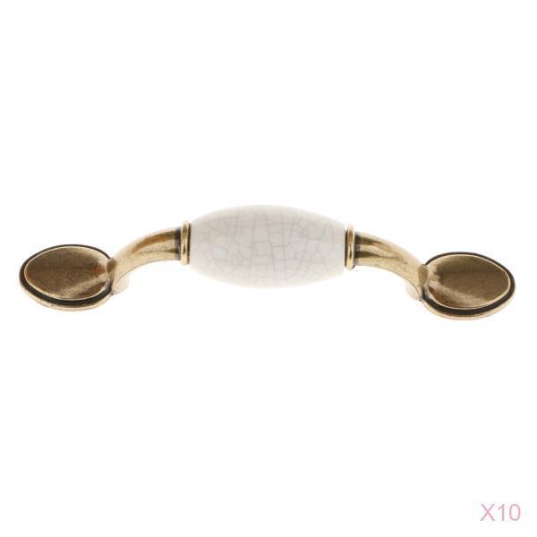 10Pcs Vintage Pull Knobs Cabinet Cupboard Pull Handle