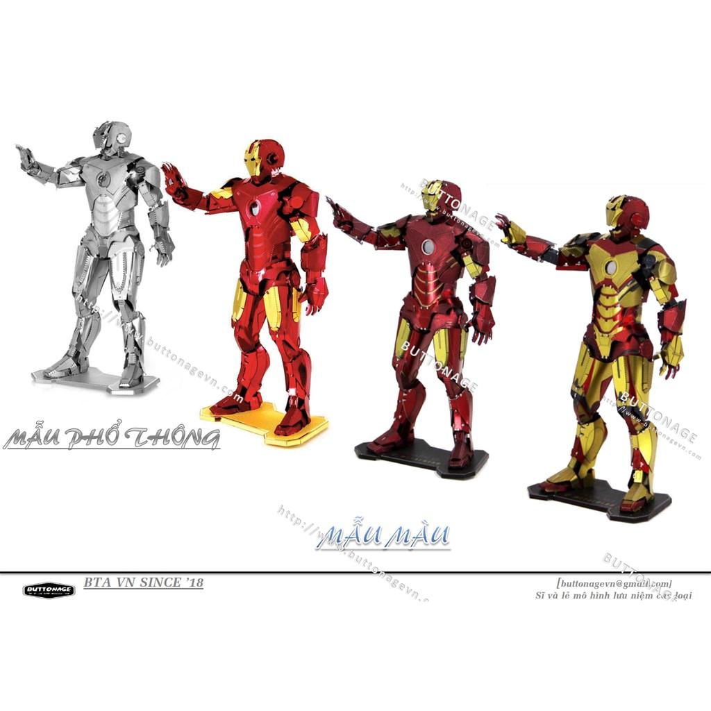 Mô Hình Lắp Ráp 3d Người Sắt - Iron Man