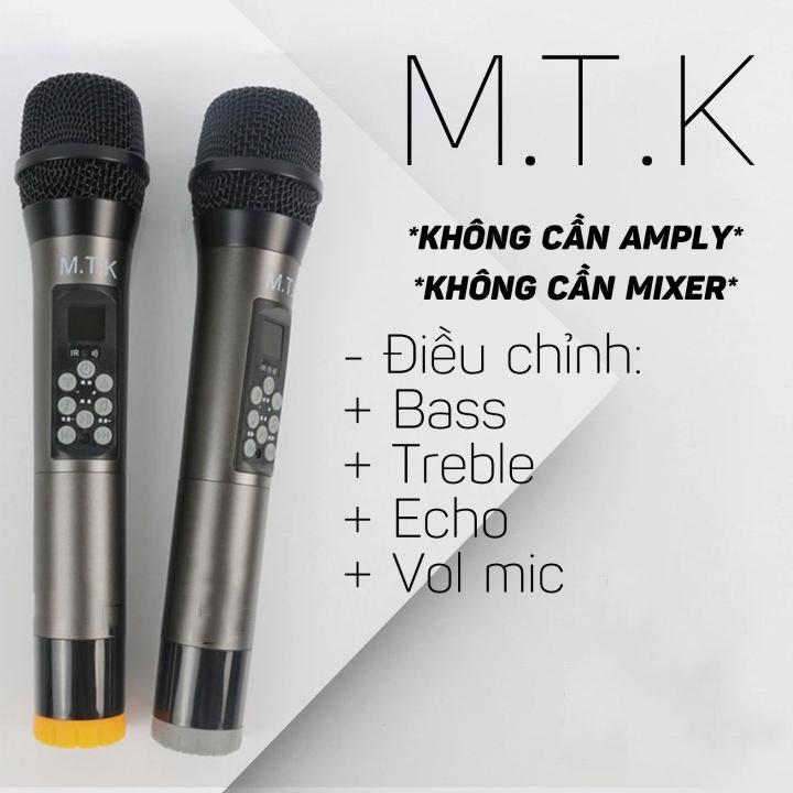 Micro không dây chống hú, Bộ đôi Micro không dây đa năng shuae K10 Hát Hay, Sử Dụng Gia Đình, Quán Hát Karaoke