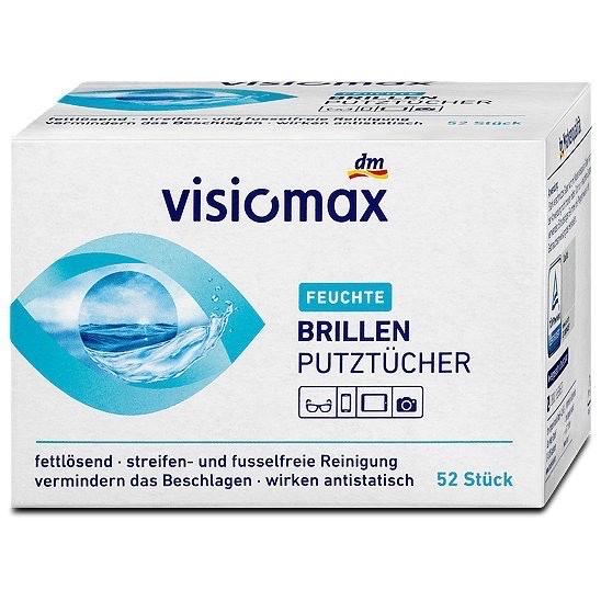 Khăn Lau Mắt Kính VisioMax - Hộp 52 Gói - An Toàn, Sạch - Bảo Vệ Kính Khỏi Bụi Bẩn, Vân Tay, Mờ , An Toàn Cho Mắt Kính- Kingler 7226