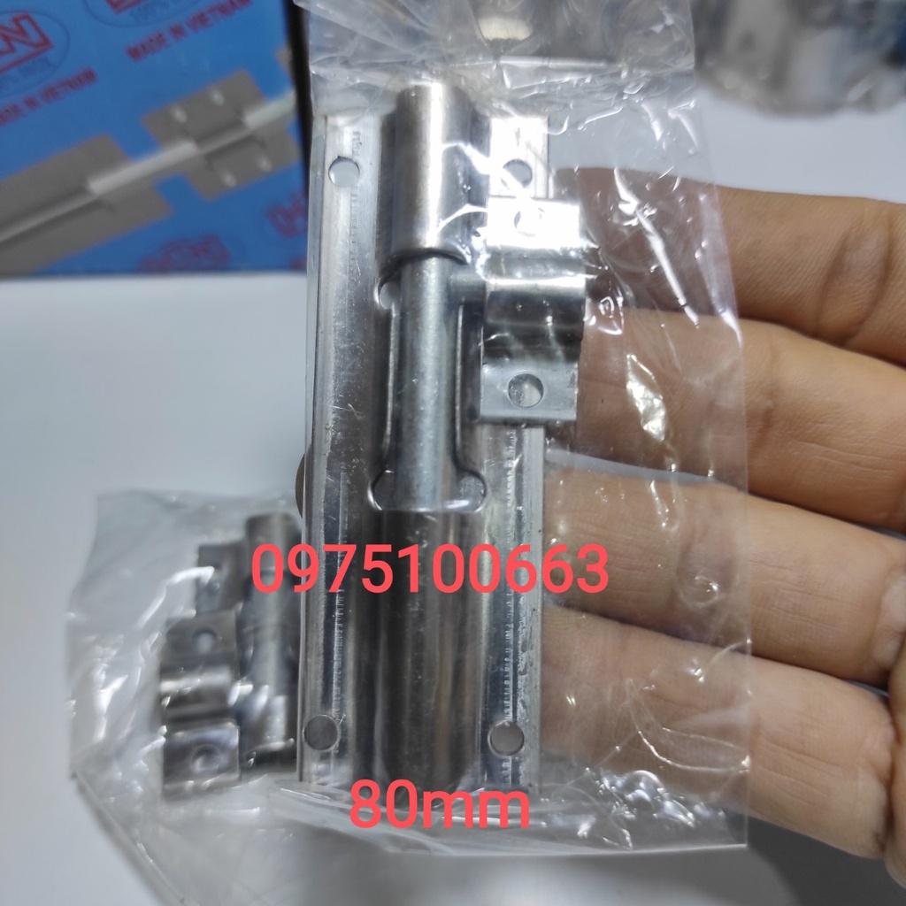Chốt cửa inox 40mm, 60mm, 80mm, 100mm, 150mm, 200mm - Chốt cửa inox