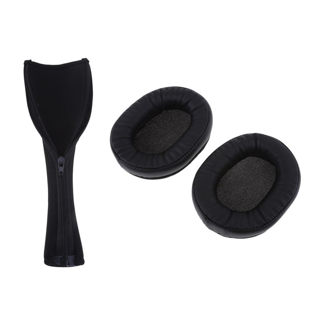 1Pair EarPads Ear Cushions Covers +Headphone Headband Protector for M50