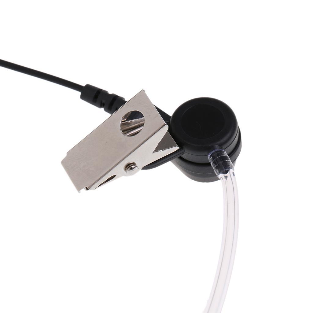 2-pin Covert Acoustic Tube Earpiece Headset for Kenwood Wouxun Baofeng