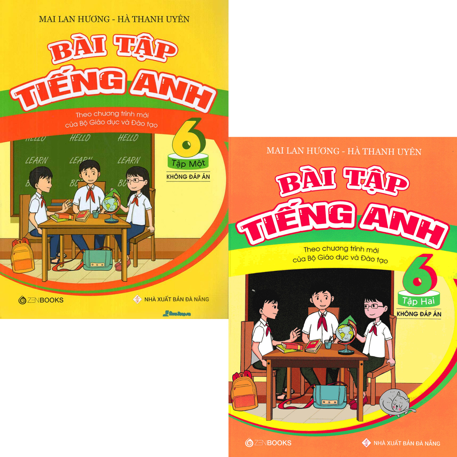 Combo 2 Cuốn Bài Tập Tiếng Anh Lớp 6 Tập 1 + Tập 2 (Không Đáp Án) - Chương Trình Mới