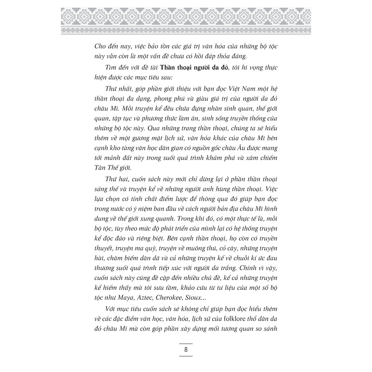 Thần Thoại Người Da Đỏ