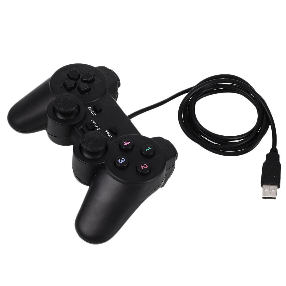Tay cầm chơi game cao cấp cực nhạy kiểu dáng Playstation giá rẻ gắn cổng USB trên PC - miếng lót chuột