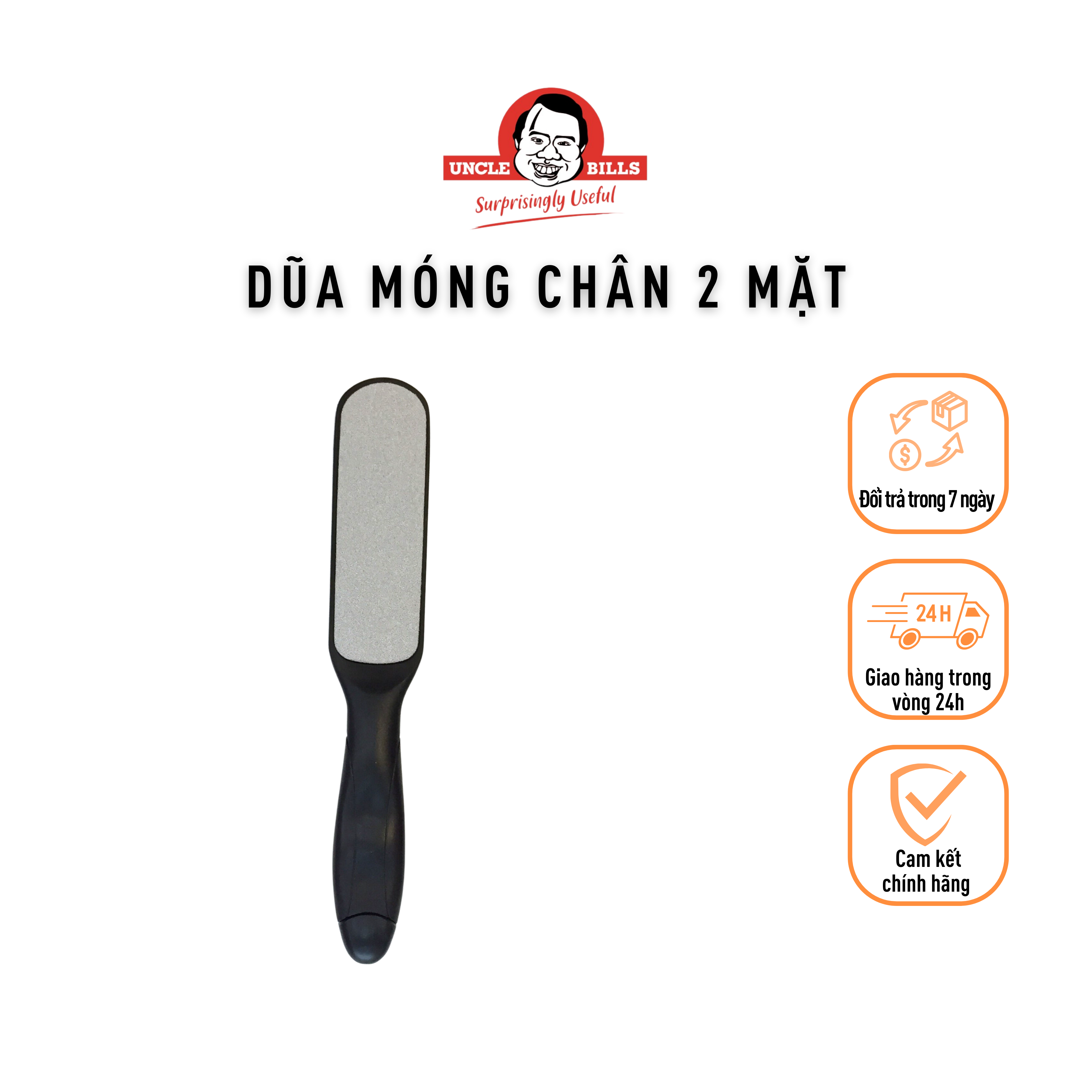 Dũa móng chân 2 mặt Uncle Bills AG3884