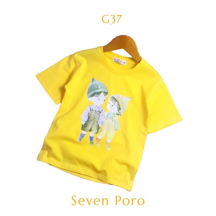 ÁO THUN FORM RỘNG - GIẤU QUẦN BÉ GÁI IN HÌNH M067D Đại BEEKING-SEVENPORO = G&amp;K Kids