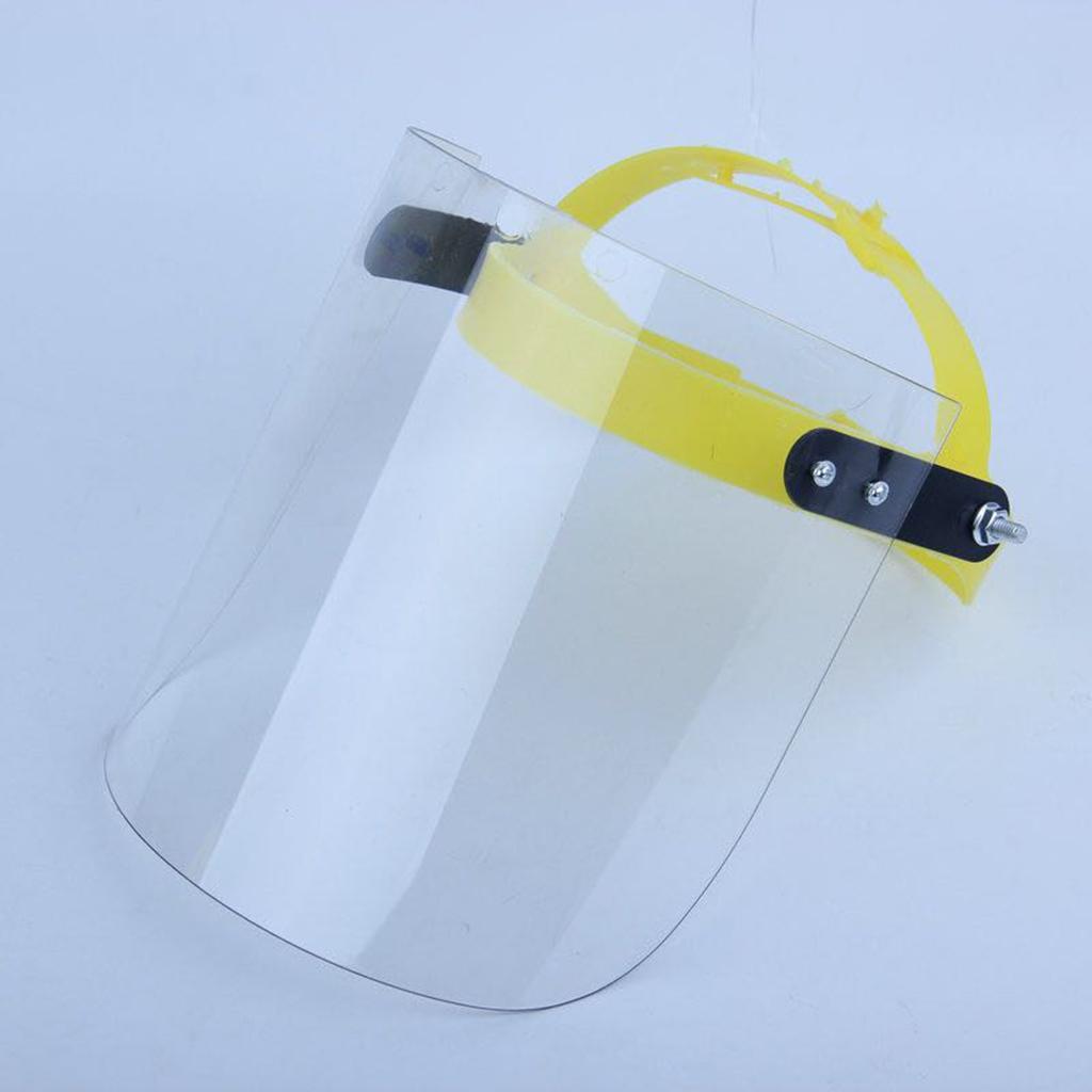 Pro Reusable Full Face Guard Covering Kitchen Spitting Anti-Fog Anti-Dust Anti-splash Anti-roasting Wide Visor Welding Helmet Lightweight
