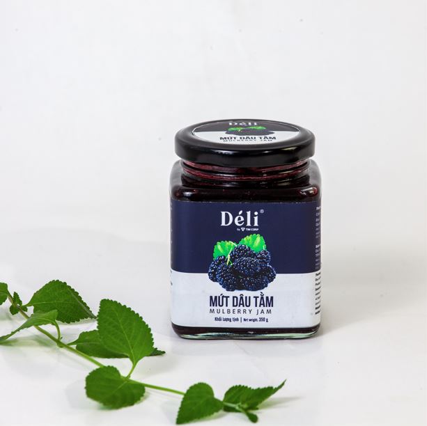 Mứt dâu tằm Déli 350gr [HỦ NHỎ-DỄ SỬ DỤNG] HSD: 18 tháng, nguyên liệu pha chế trà trái cây,soda,..