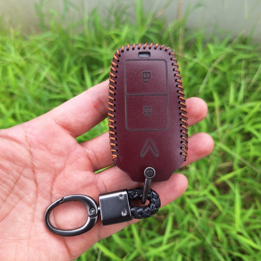 Bao Da Chìa Khóa Vinfast VF3, Ốp Chìa Khóa Vinfast Vf3, Bọc Chìa Khóa Vinfast Vf3 Da Bò Thật bảo hành 2 năm