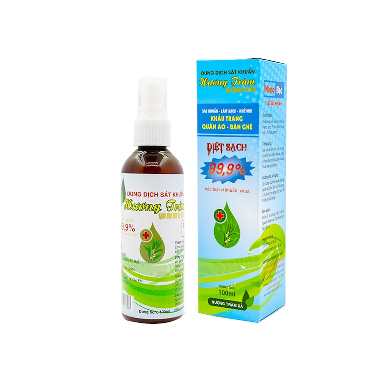 Dung dịch sát khuẩn khẩu trang Hương Tràm (100ml)