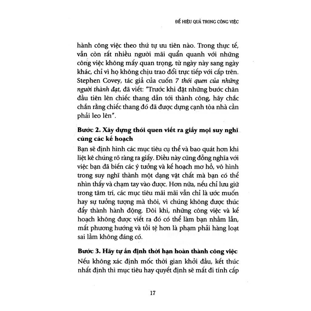 Để Hiệu Quả Trong Công Việc Từ Bỏ Thói Quen Trì Hoãn - Bản Quyền