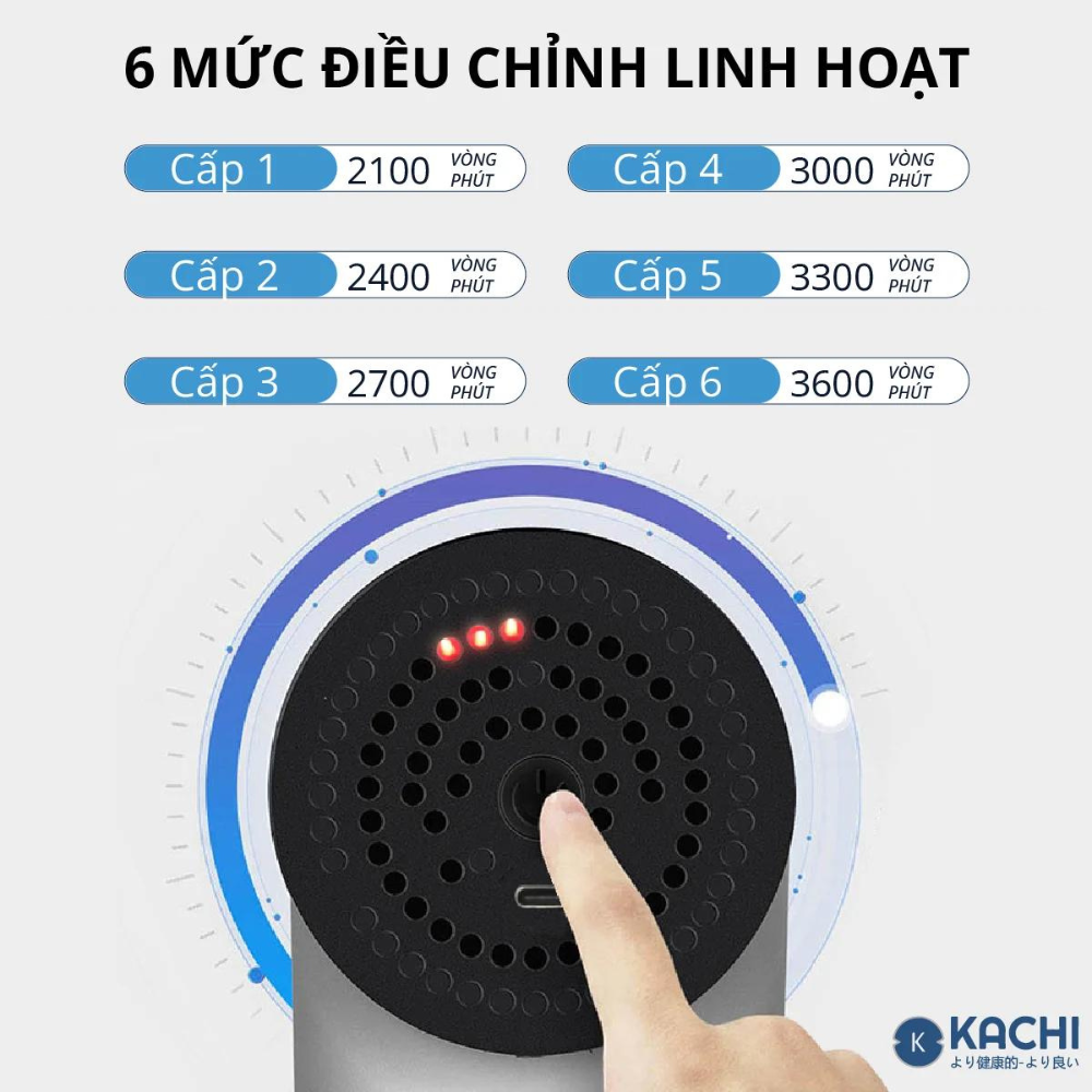 Máy massage trị liệu cầm tay không dây Kachi MK340 giảm đau nhức giảm căng cơ - Hỗ Trợ Mát Xa Chuyên Sâu, Giảm Đau Cơ, Cứng Khớp