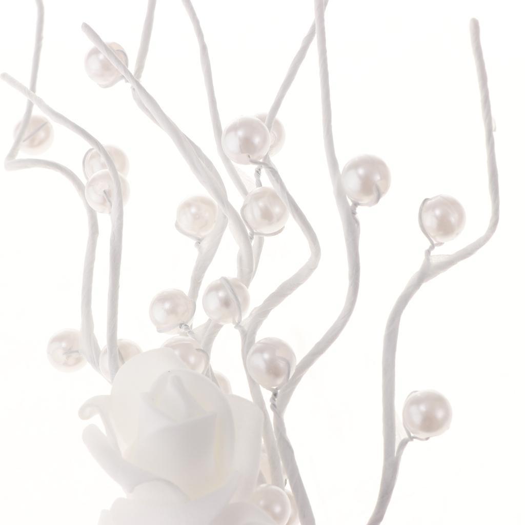 2-3pack Wedding Cake Topper Insert Rose Pearl Tree Birthday Cake Topper Decor