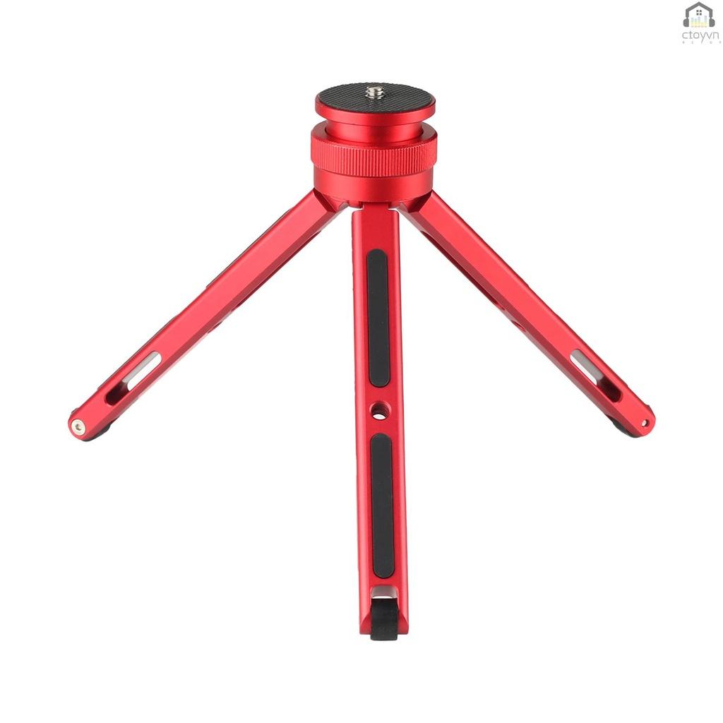 Giá đỡ ba chân bằng nhôm có thể điều chỉnh chiều cao với giao diện 1/4 inch cho máy ảnh DSLR SLR