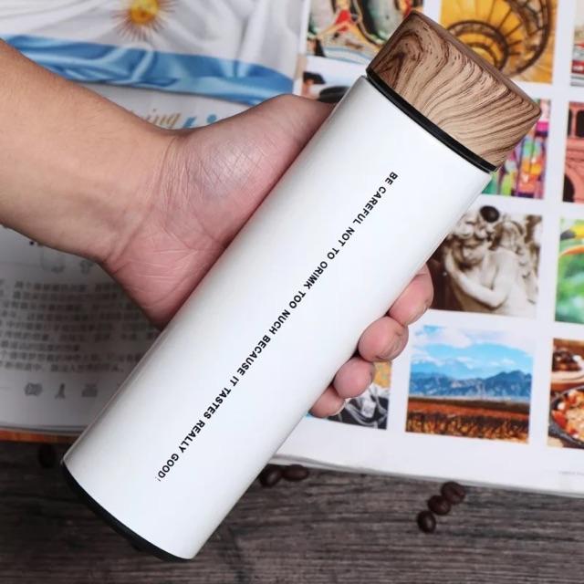 BÌNH GIỮ NHIỆT NẮP GỖ