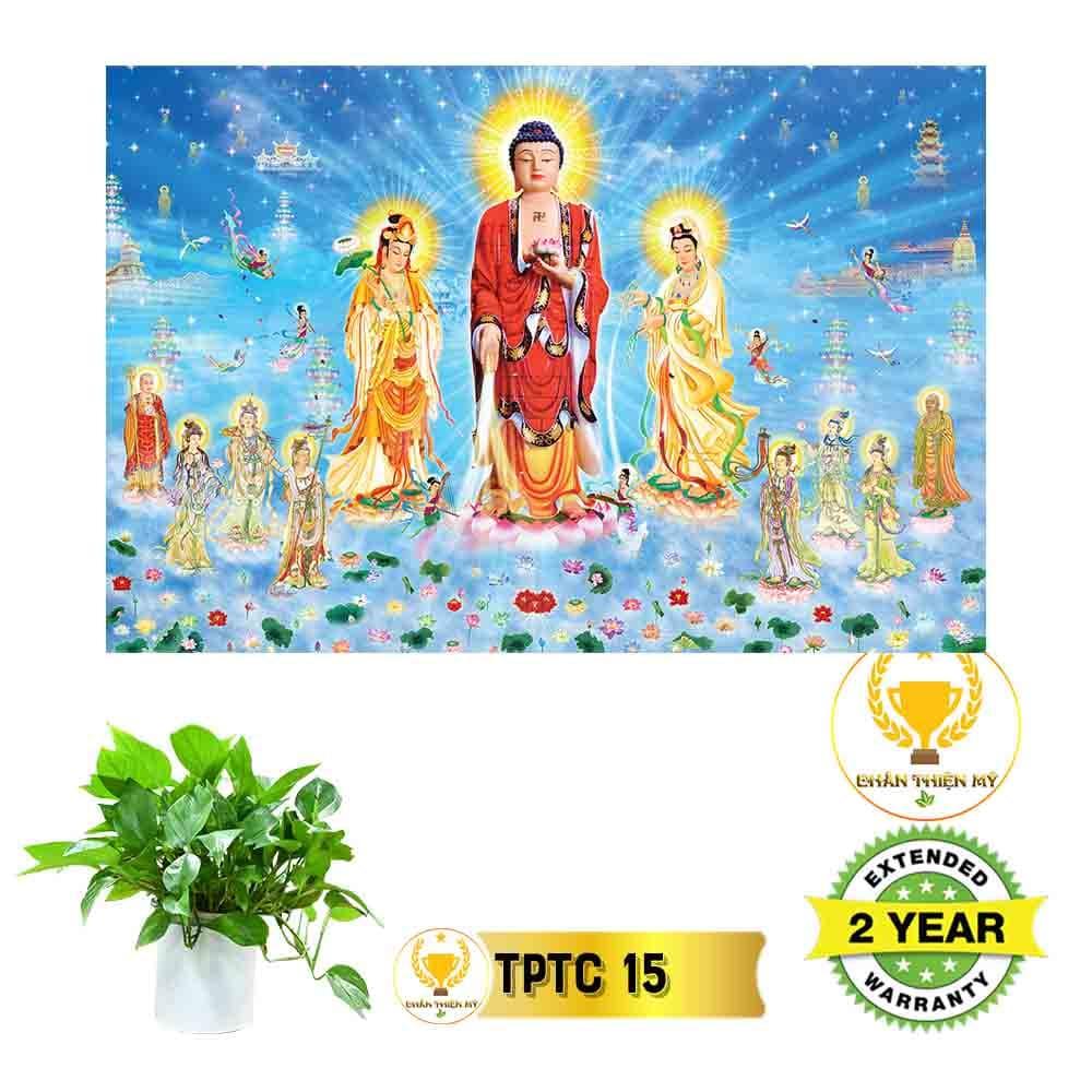 Tranh Tây Phương Thánh Chúng có khung_TPTCK2