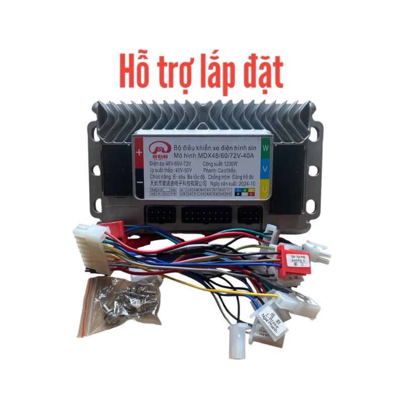 Bền Bỉ - IC đúc đa năng 1500w Xe Điện Hàng Chính Hãng KhoNCC - Dòng xả 55A (đã mở tua) chạy 48v-72v (4 đến 6 bình) chạy bánh 350w đến 1200w. Tốc độ tối đa 65km-79km
