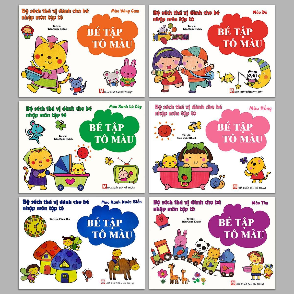 Màu Vàng Cam - Bé Tập Tô Màu