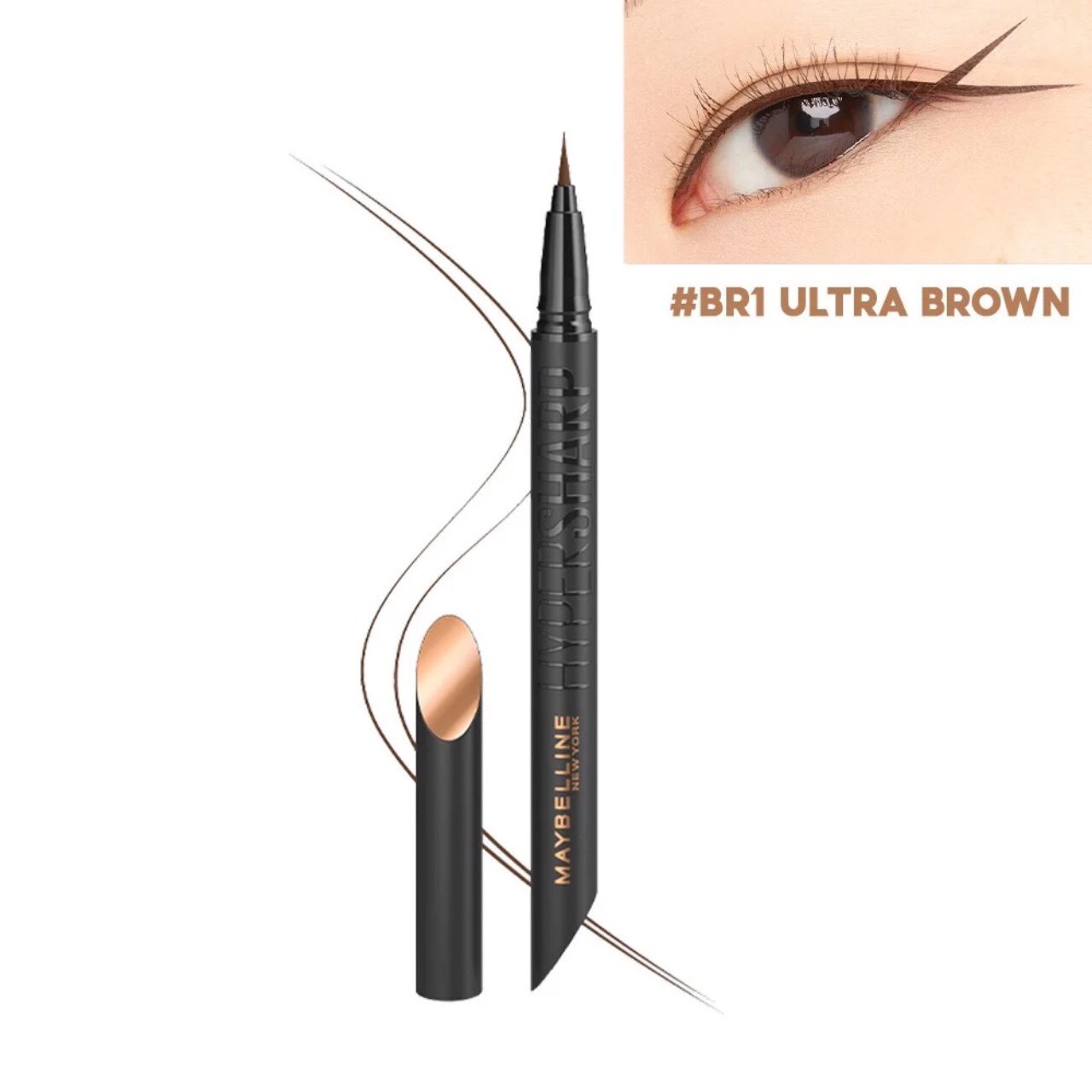 Bút Kẻ Mắt Nước Maybelline Sắc Mảnh Hyper Sharp Liner Extreme 0.4g