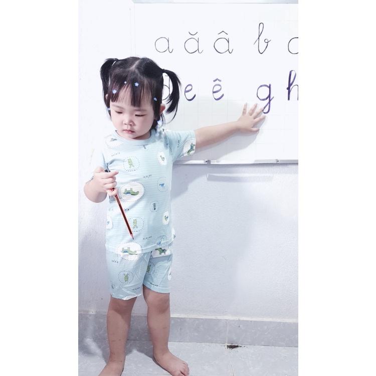 Đồ bộ mặc nhà cho bé 02 - chất liệu mềm nhẹ, màu sắc tươi sáng phù hợp cho bé từ 6 tháng - 3 tuổi