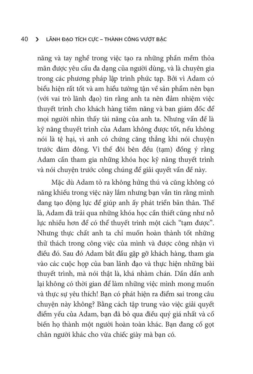 Lãnh Đạo Tích Cực - Thành Công Vượt Bậc