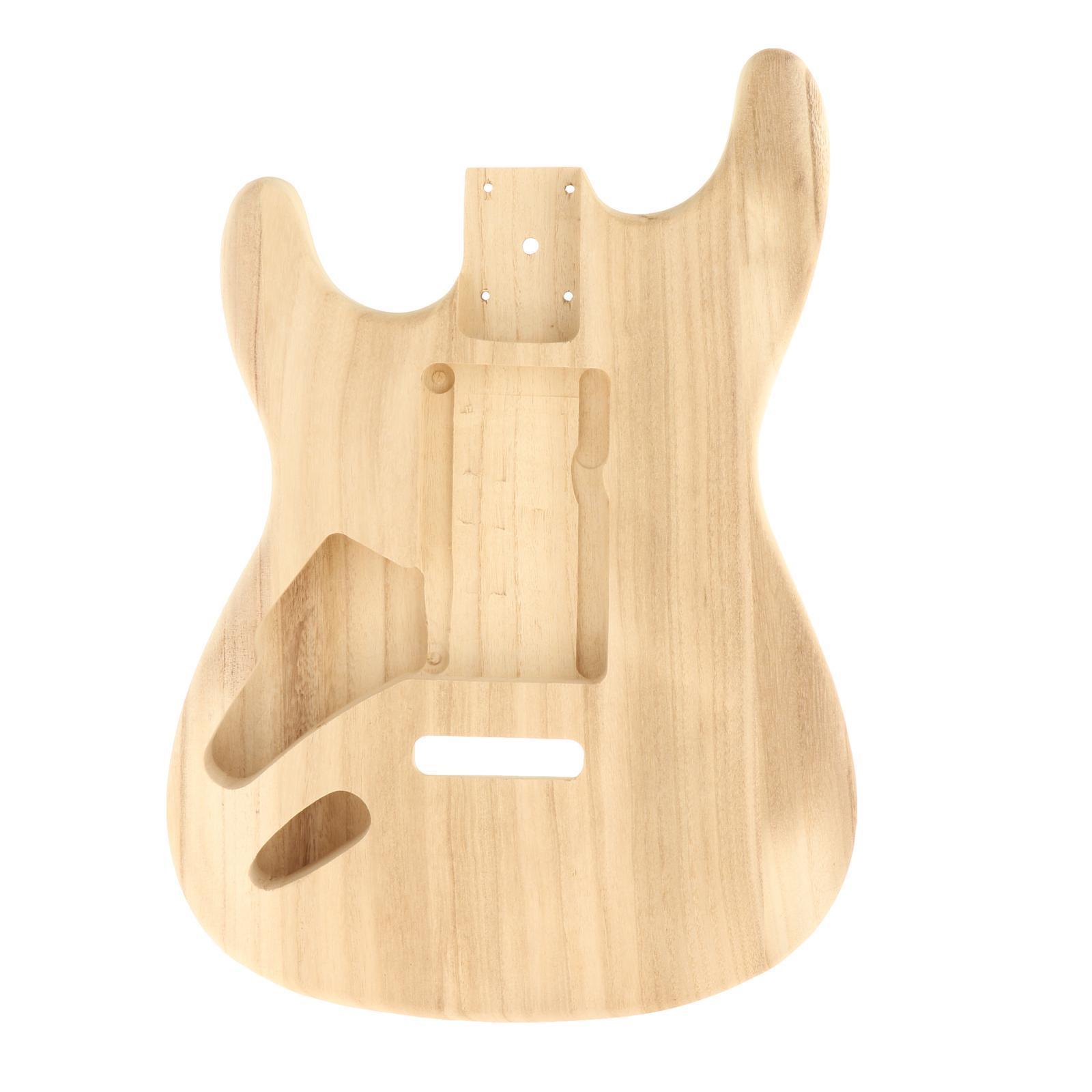 Unfinished Guitar Body Replacement Guitar Barrel Blank Guitar Body