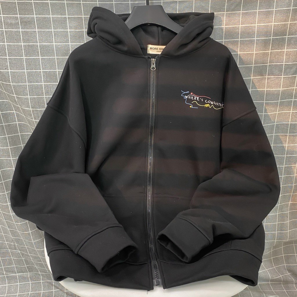 Áo Khoác Hoodie Zip STAY Form Rộng Vải Nỉ Bông Phong Cách Ulzzang, Áo Khoác dây kéo khóa STAY Form Rộng Oversize Unisex Vải Nỉ Bông, Áo Khoác LOVED STAY Jacket Dây Kéo Form Rộng Nam Nữ Vải Nỉ Bông Ulzzang