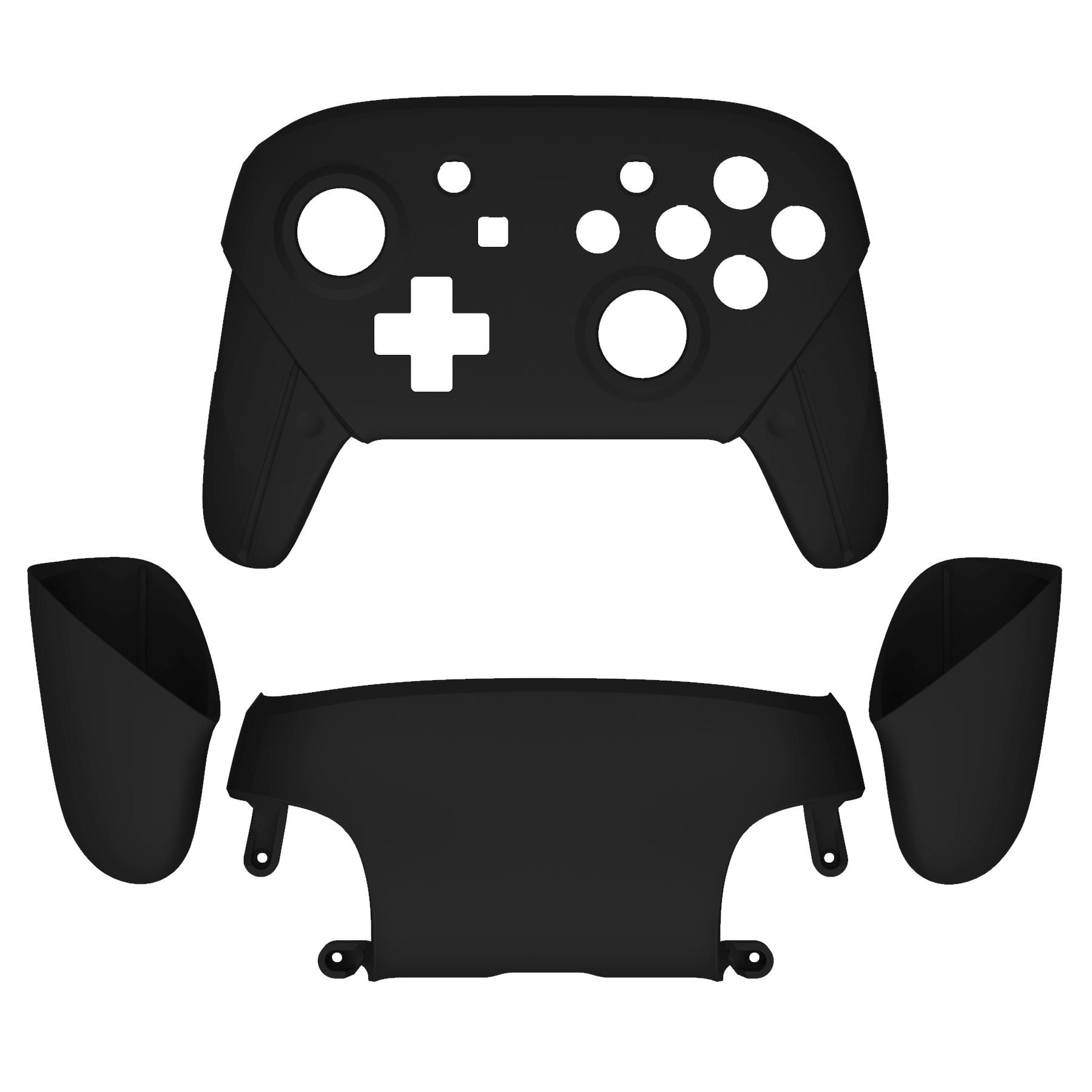 Vỏ bọc vỏ mặt bằng mặt đất cực đoan với tay cầm thay thế cho Nintendo Switch Pro Control Trình điều khiển màu: Màu xanh tím