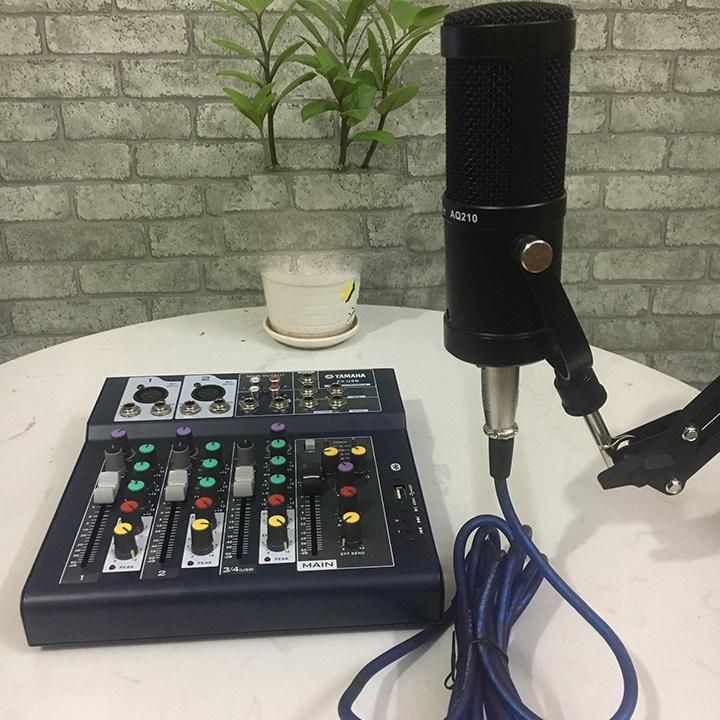 Mic Thu ÂM AQTA AQ210 Chính Hãng, thiết kế đẹp mắt, lọc âm đỉnh cao, khử nhiễu hiệu quả, bắt âm cực tốt