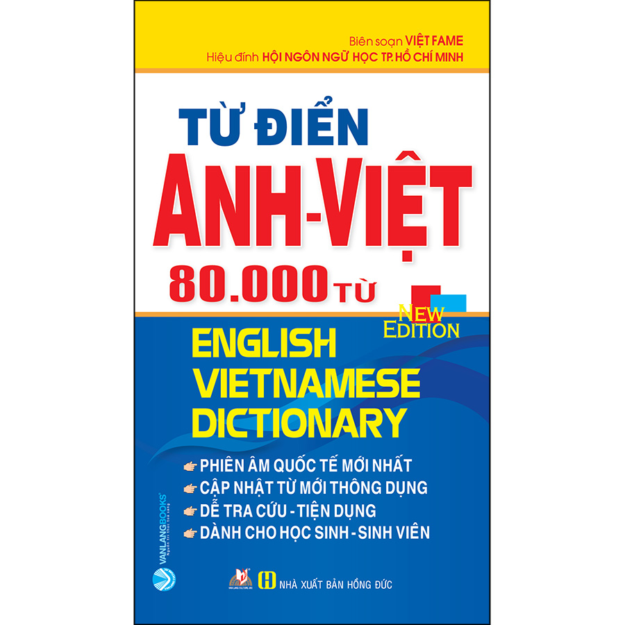 Từ Điển Anh - Việt 80.000 Từ (Tái Bản)