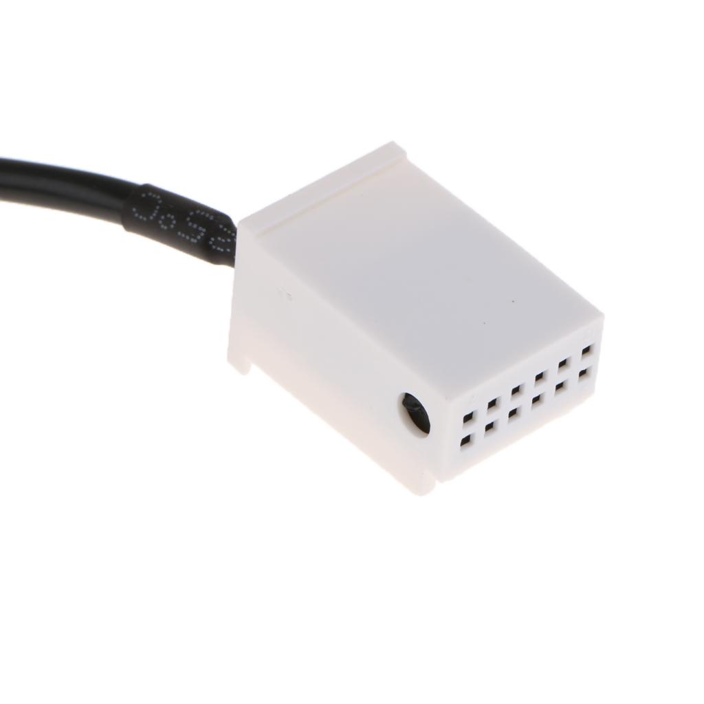 3.5mm Female Jack AUX AUDIO Cable Input Adapter