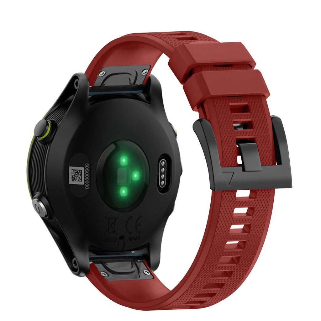 22mm Silicone Quick Release Easy Fit Band Strap for Garmin Fenix 5 Plus 6 pro
