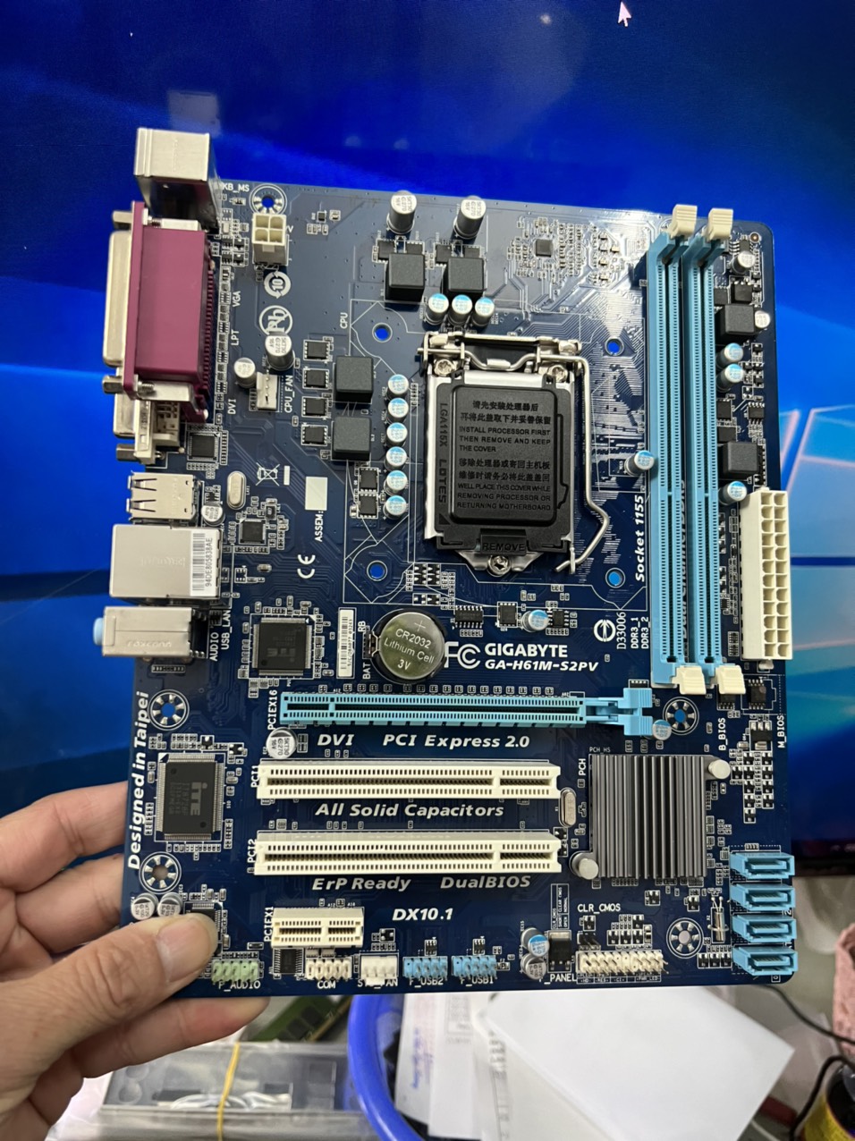 Bo Mạch Chủ (Mainboard) GIGABYTE H61M-S2PV - HÀNG CHÍNH HÃNG