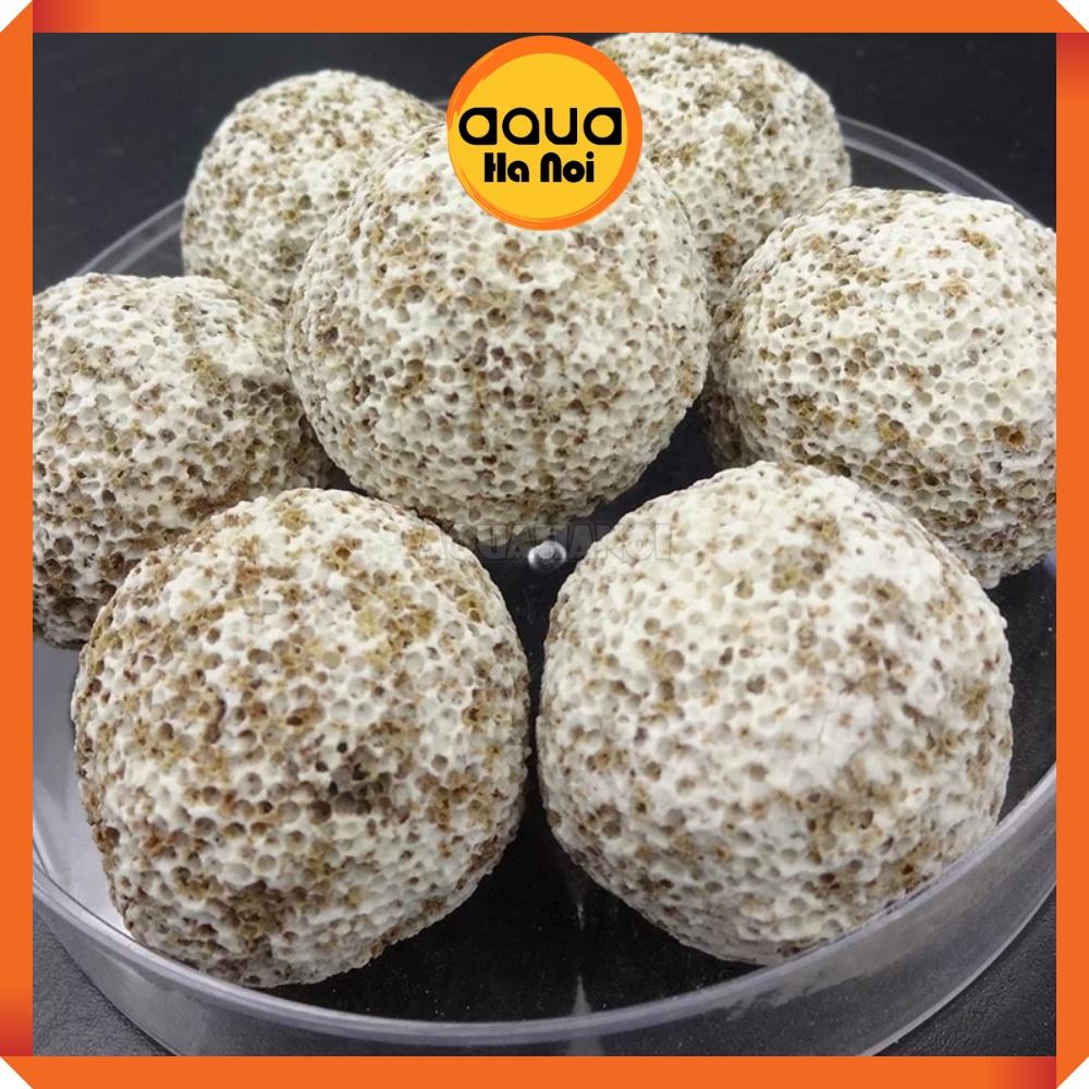 Sứ bi muối tiêu - Vật liệu lọc làm trong nước hồ cá Koi, cá rồng, thủy sinh - 100g/500g