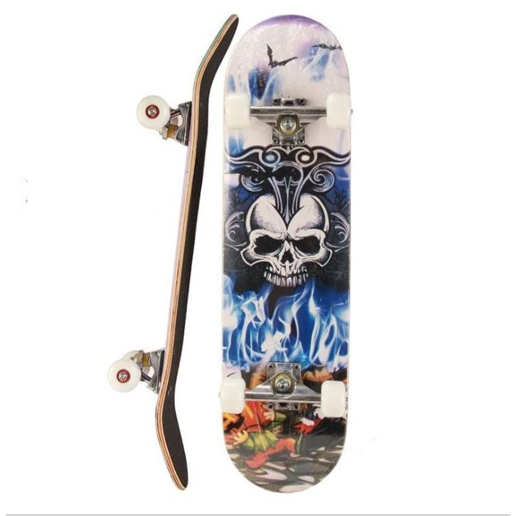 Ván Trượt Skateboard Gỗ Phong 7 Lớp , Mặt Nhám Cao Cấp, Ván Trượt Thể Thao Chuyên Nghiệp( Nhiều màu lạ mắt)