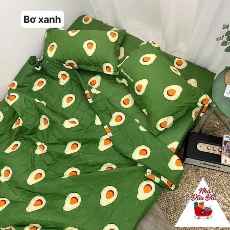 Bộ Chăn Hè 5 Món Trần Bông Cotton Poly cao cấp hàng loại 1