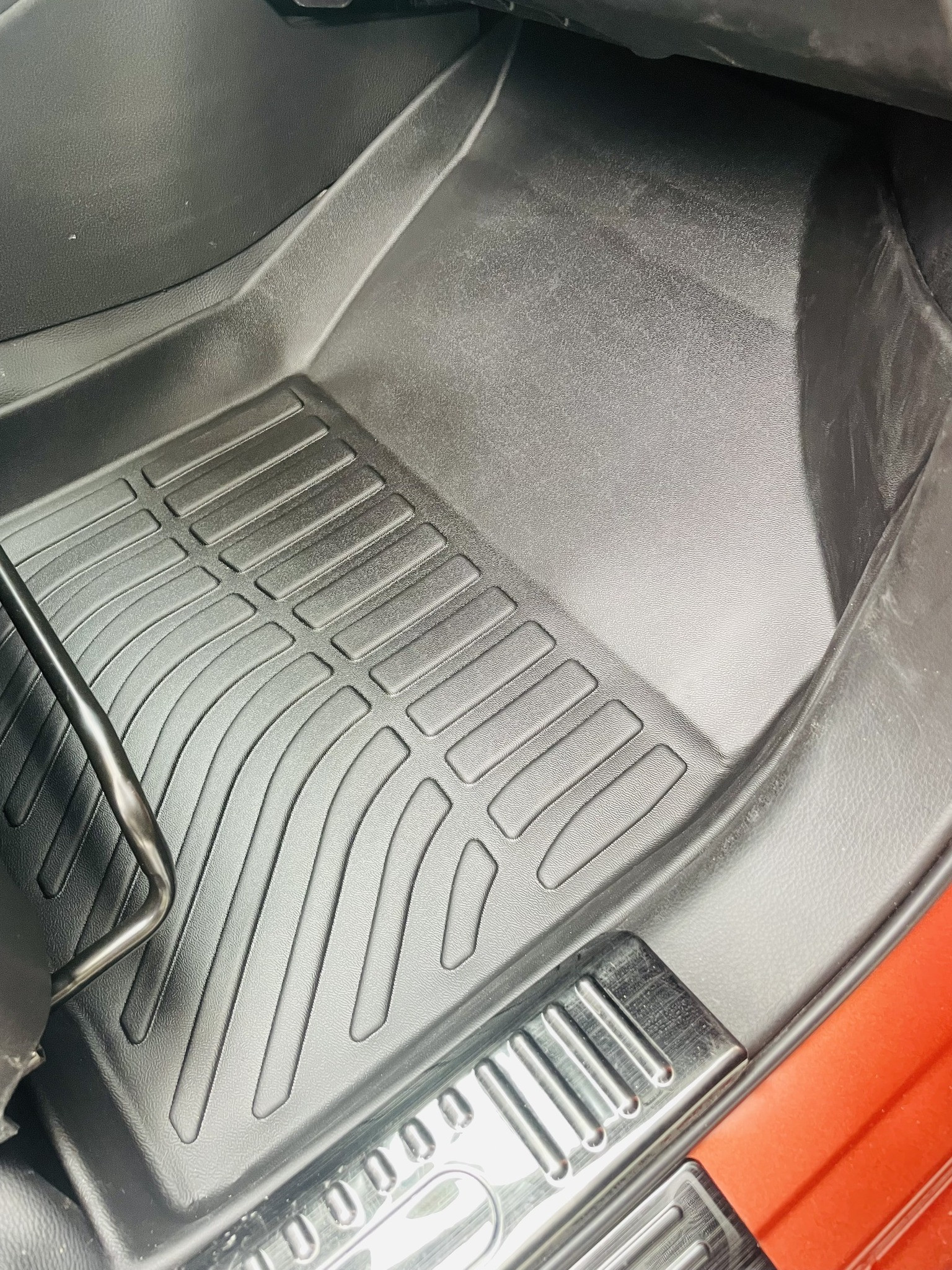Hình ảnh Thảm lót sàn xe ô tô Suzuki Ertiga 2018-2021 (3 hàng ghế) Nhãn hiệu Macsim chất liệu nhựa TPV cao cấp màu đen