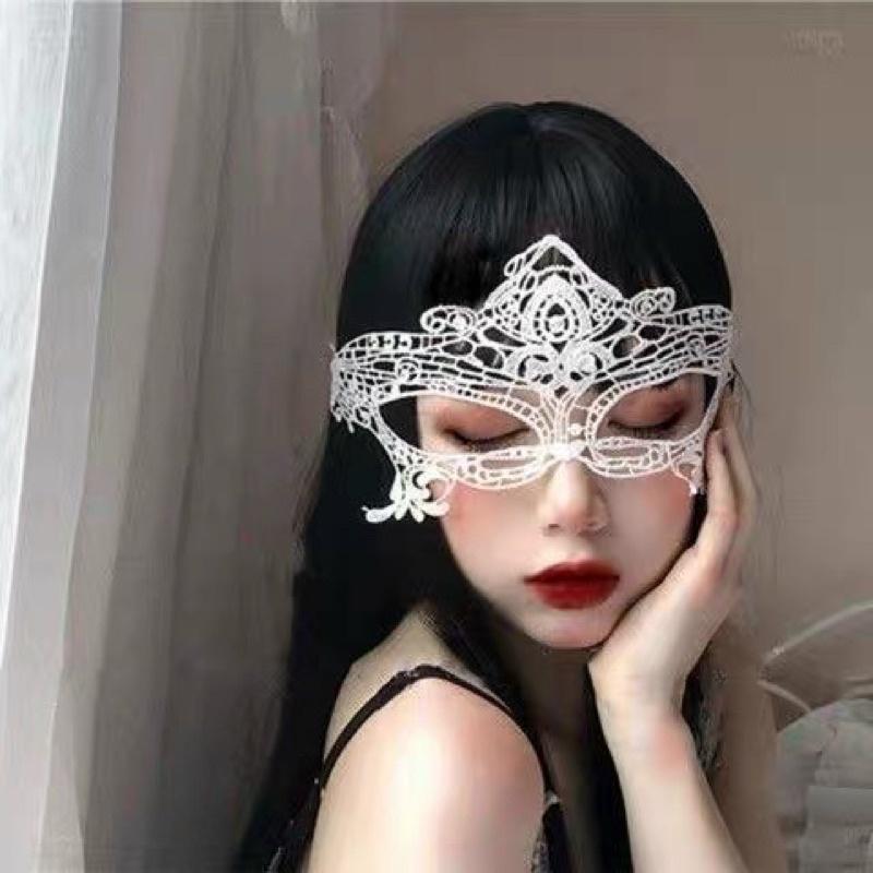 Mặt nạ ren buộc dây lụa sexy gợi cảm
