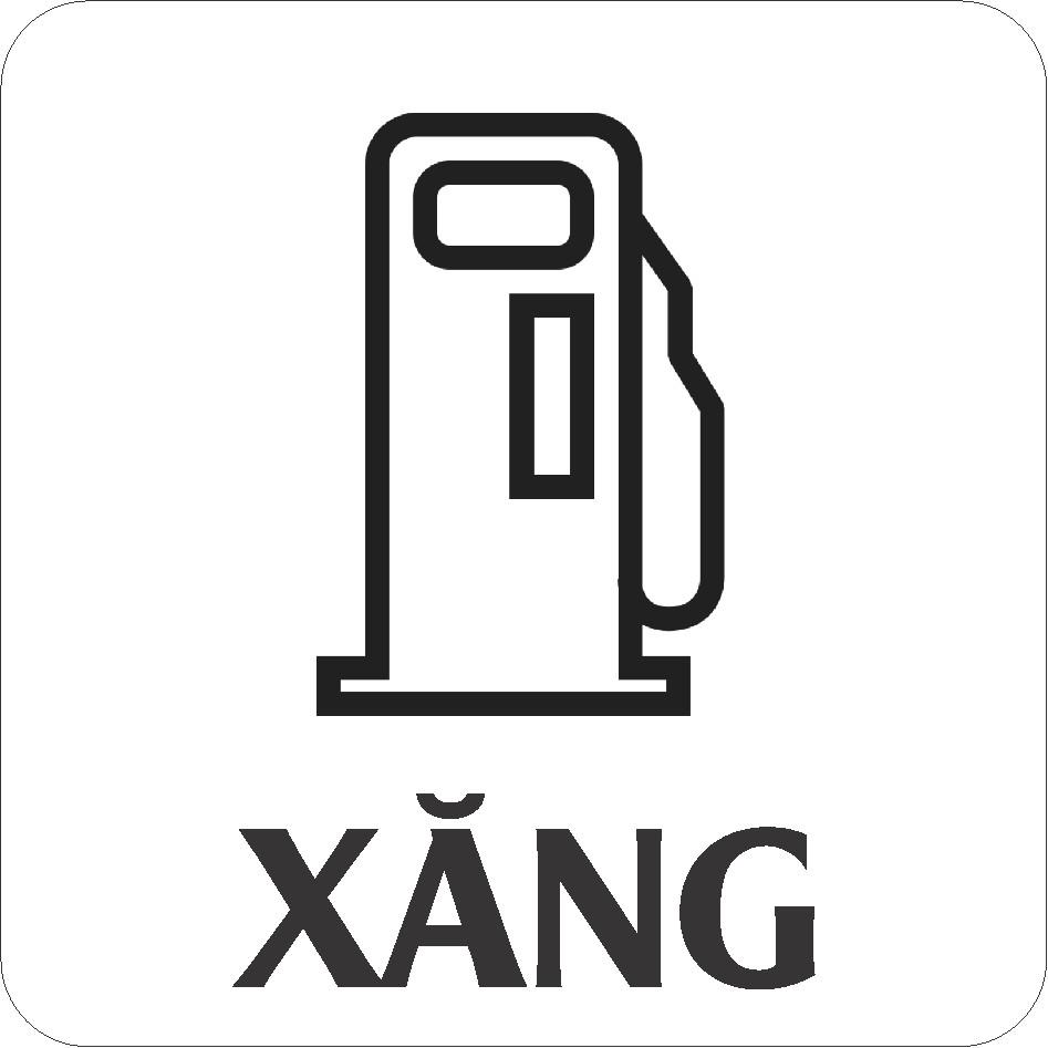 Sticker dán nắp xăng dầu, trang trí ô tô, xe tải